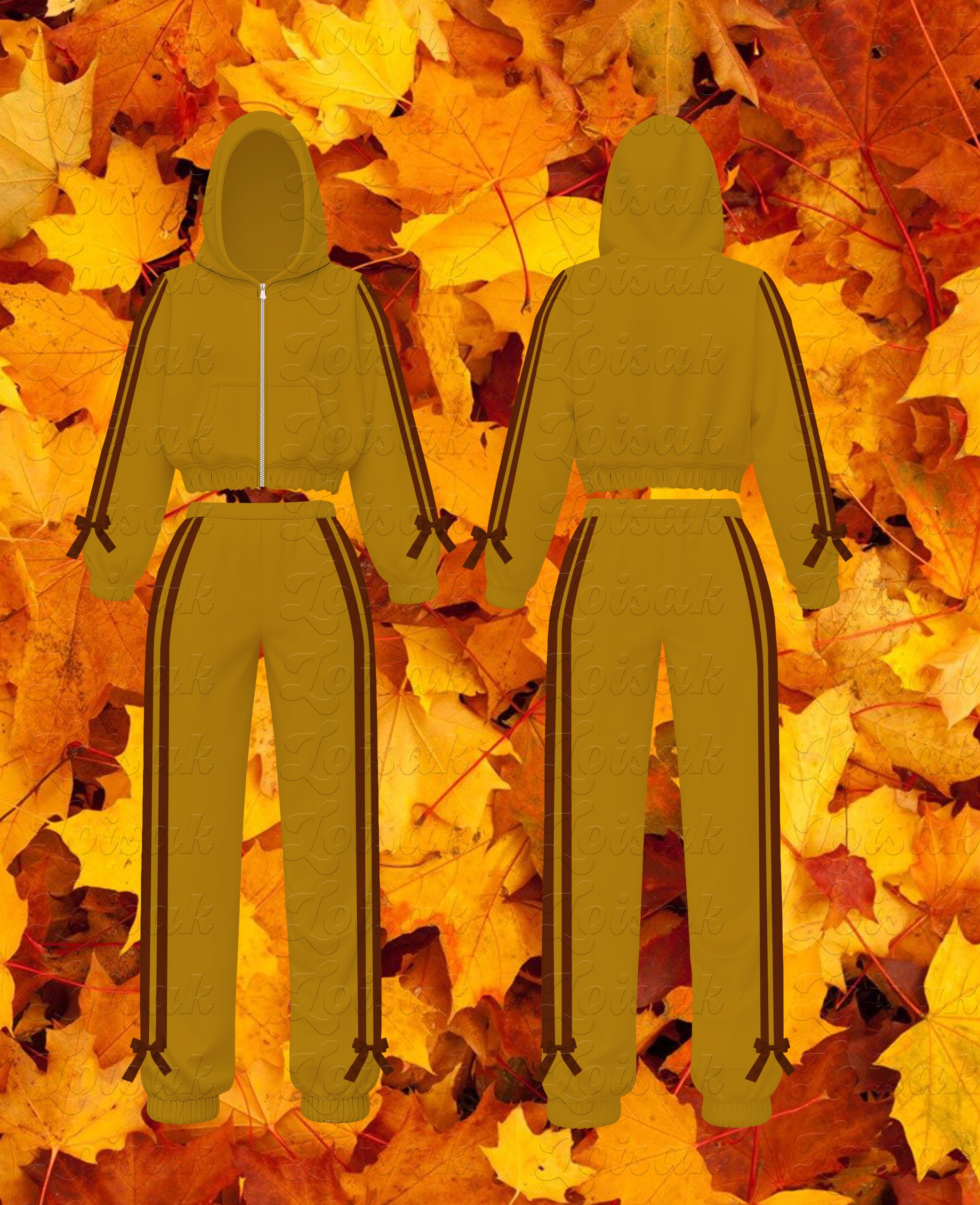 Custom Distressed Womens Sweatsuits Long Sleeve Zipper Sweatshirt Lounge Wear Sweatpants And Hoodie Set 2 Piece Set Women (复制) (复制) - Image 4