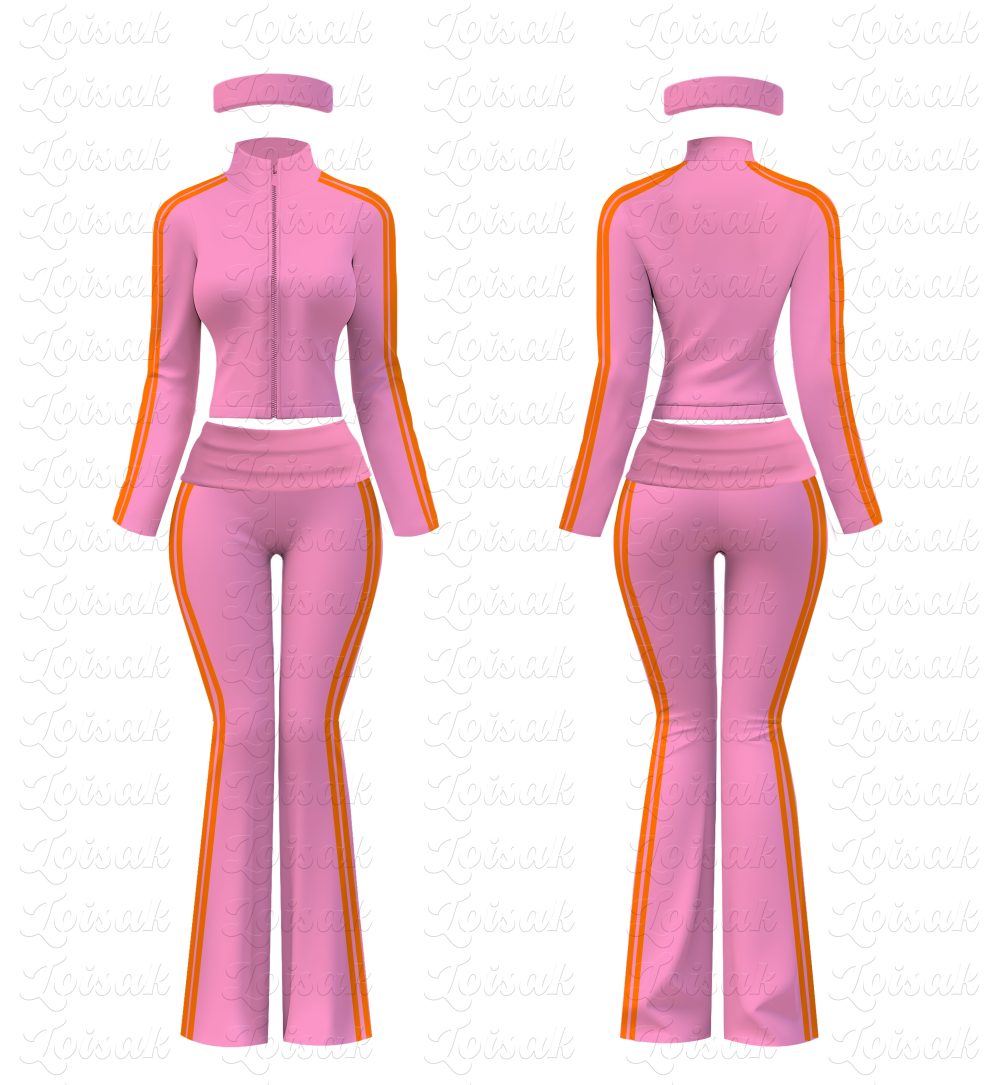 Custom Tracksuit Zip Up Thumb Hole Jacket Top Flare Pants Activewear Woman Sets Women Two Piece Sets Basic Loungewear Set (复制) - Image 16