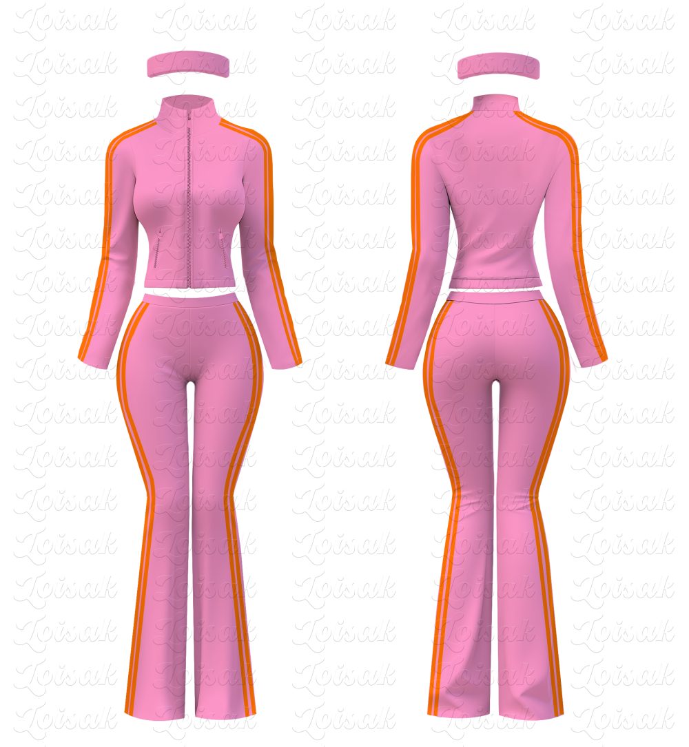 Custom Tracksuit Zip Up Thumb Hole Jacket Top Flare Pants Activewear Woman Sets Women Two Piece Sets Basic Loungewear Set (复制) - Image 14