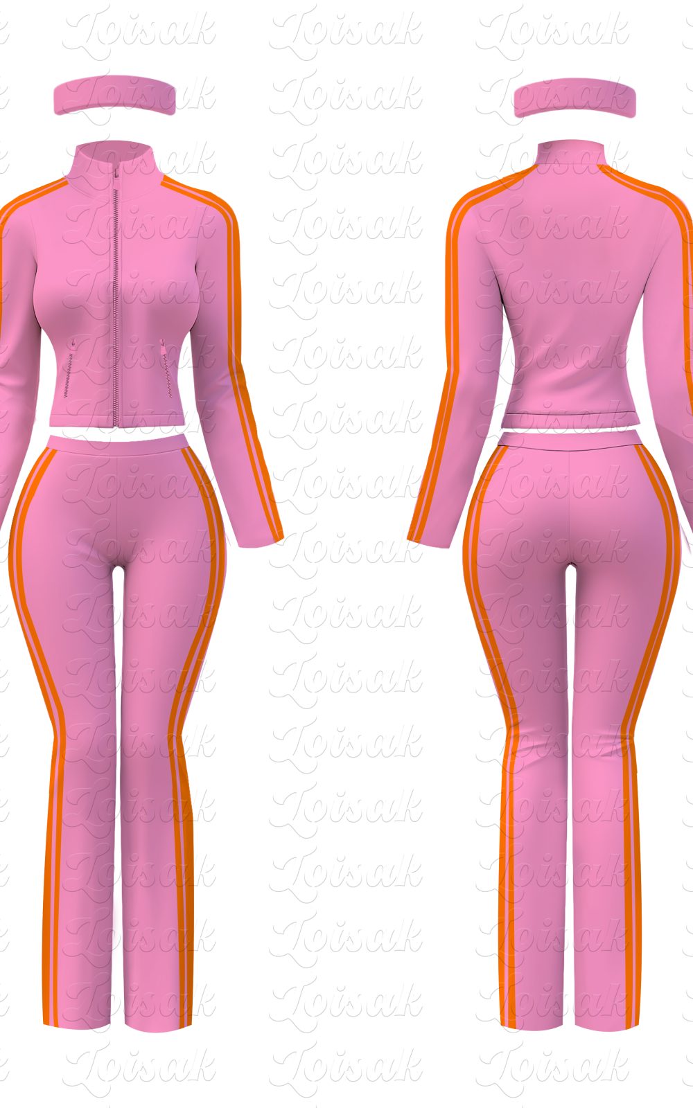 Custom Tracksuit Zip Up Thumb Hole Jacket Top Flare Pants Activewear Woman Sets Women Two Piece Sets Basic Loungewear Set (复制)